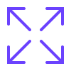 Unfair scaling advantage icon