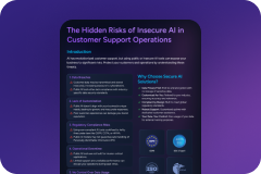 The hidden risks of insecure AI in customer support operations cover