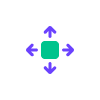 Unfair scaling advantage icon
