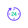 24/7 support icon