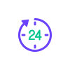 24/7 support icon