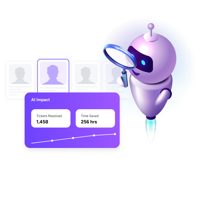 Transparent AI operations and decision-making illustration