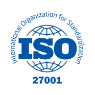 ISO 27001 certification badge
