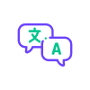 Multilingual icon
