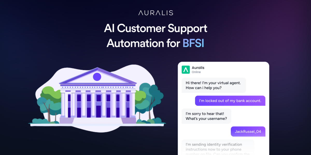 AI Customer Support Automation for BFSI