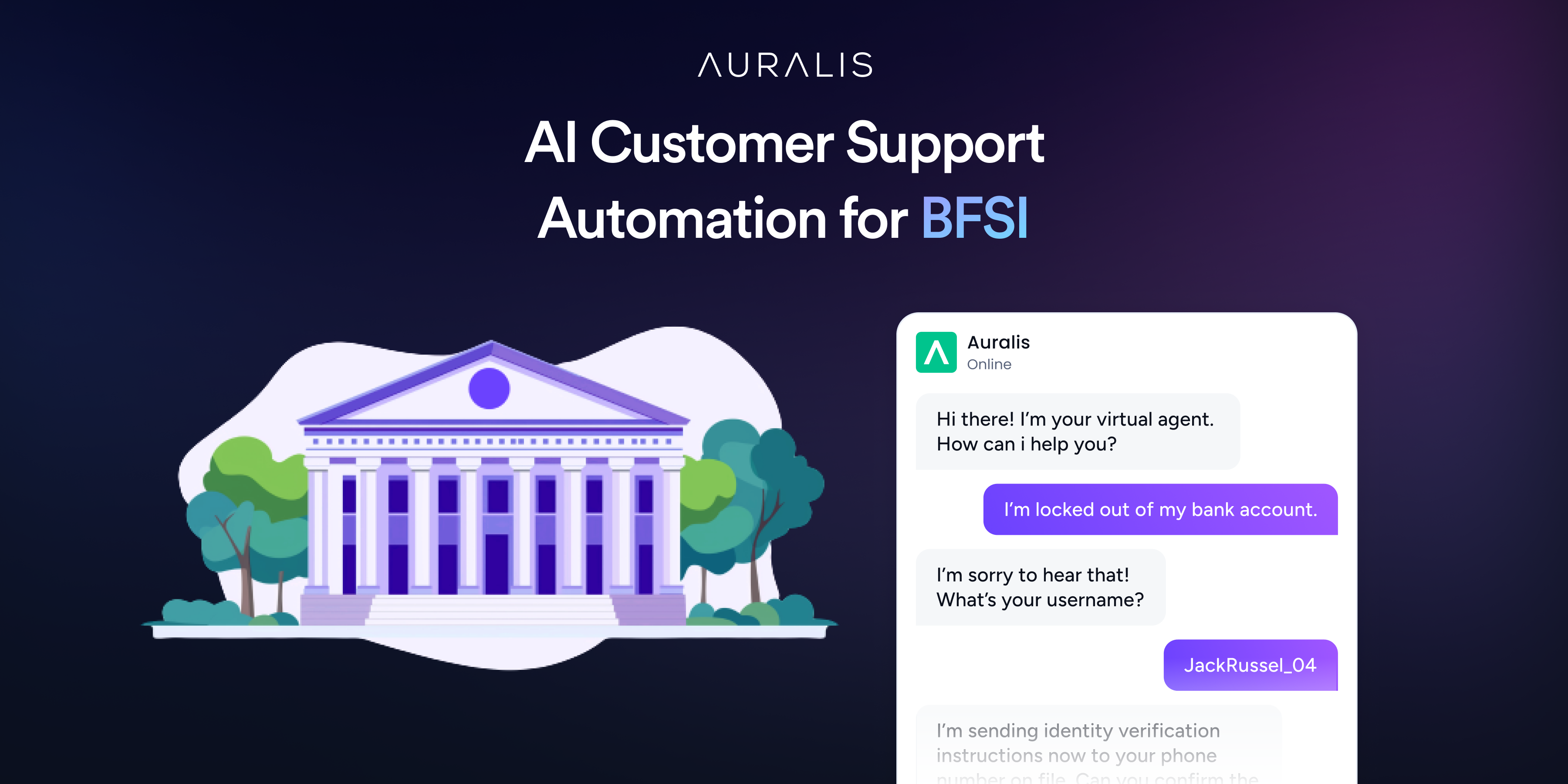 AI Customer Support Automation for BFSI