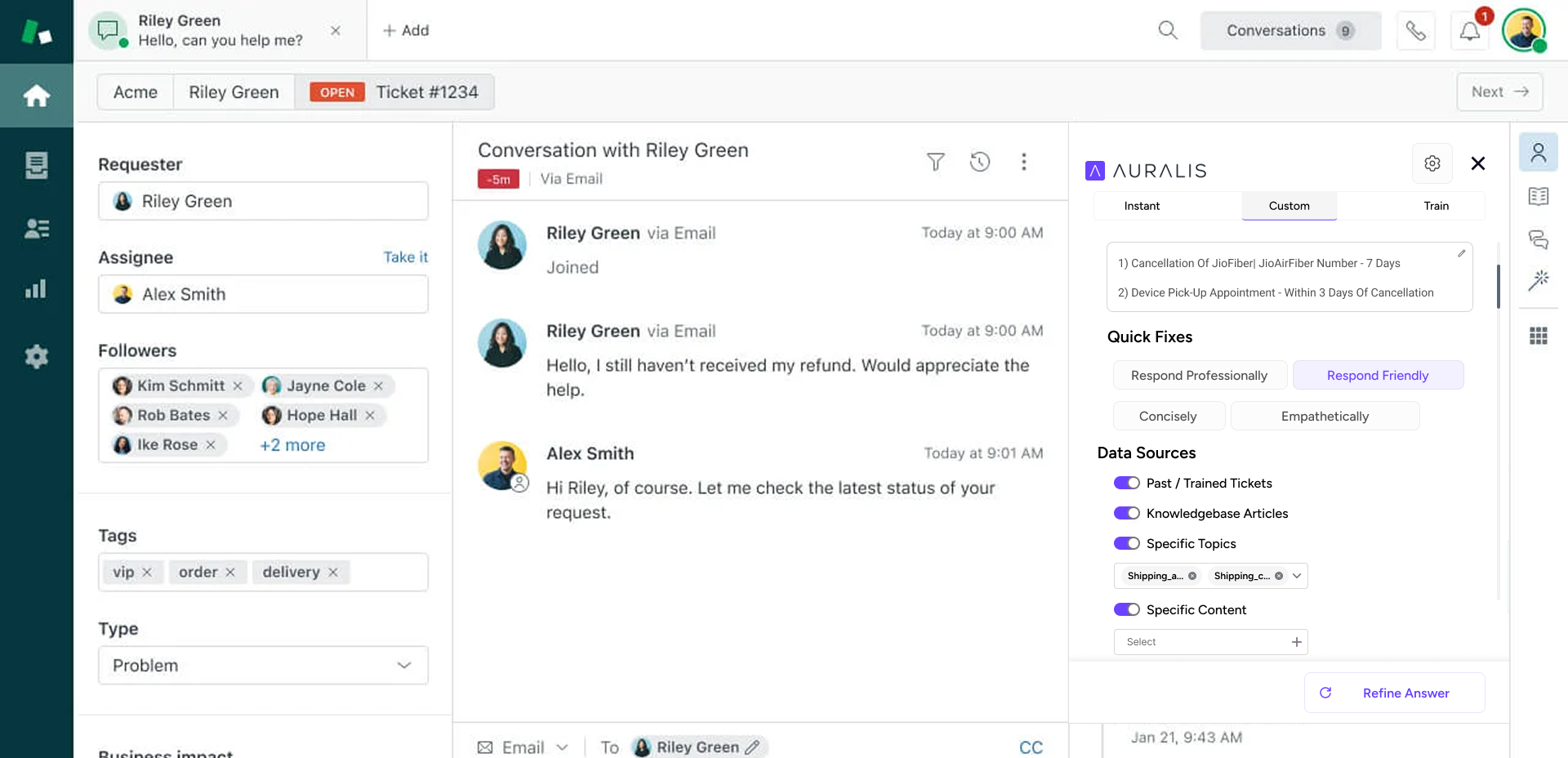 How you would train your Smart Asssist.