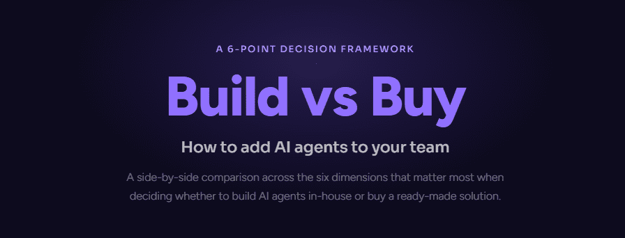 Build vs Buy preview