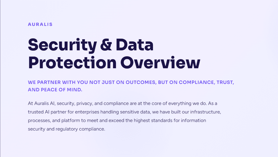 Data Security and Compliance preview